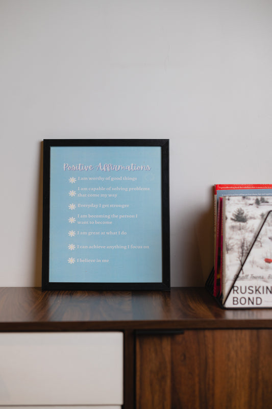 Positive Affirmations Frame