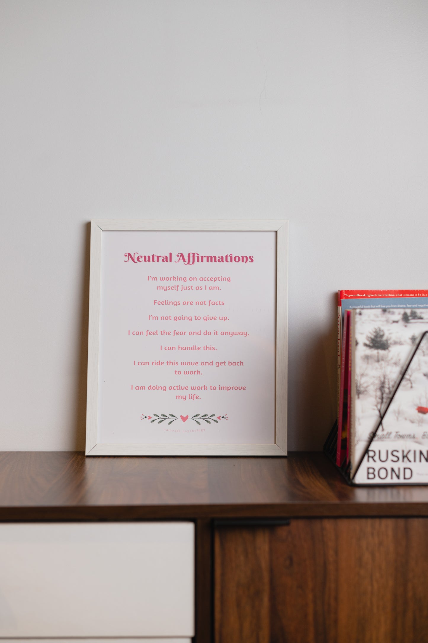 Neutral Affirmations Frame