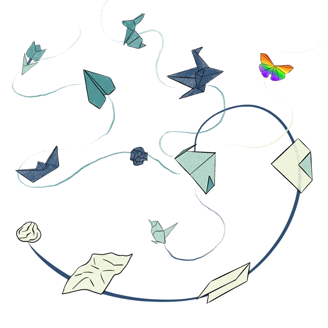 What Therapy Looks Like at Namaste Psychology - The Story Behind Our Home Page Illustratiion