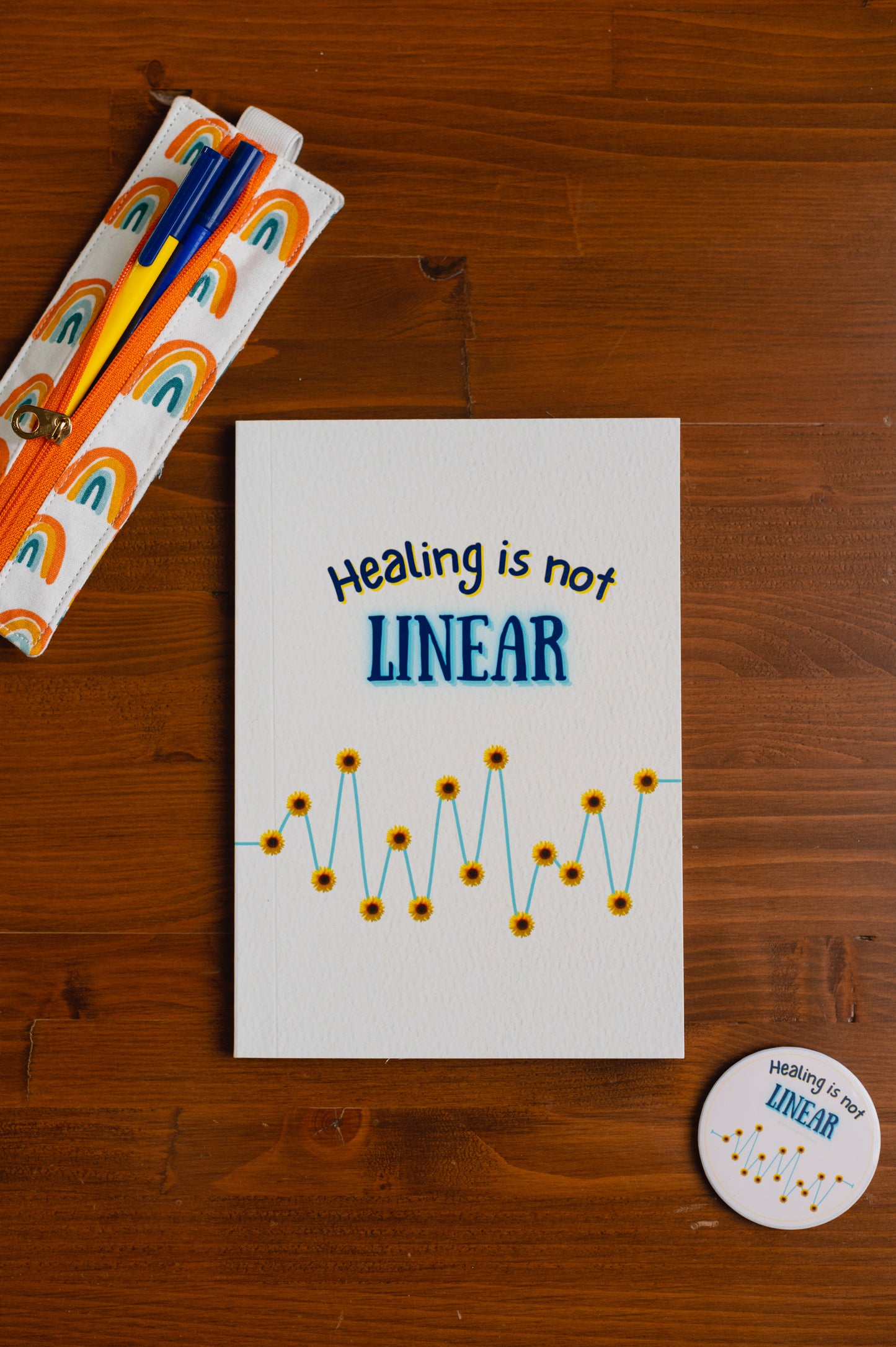 Healing is not Linear Notebook