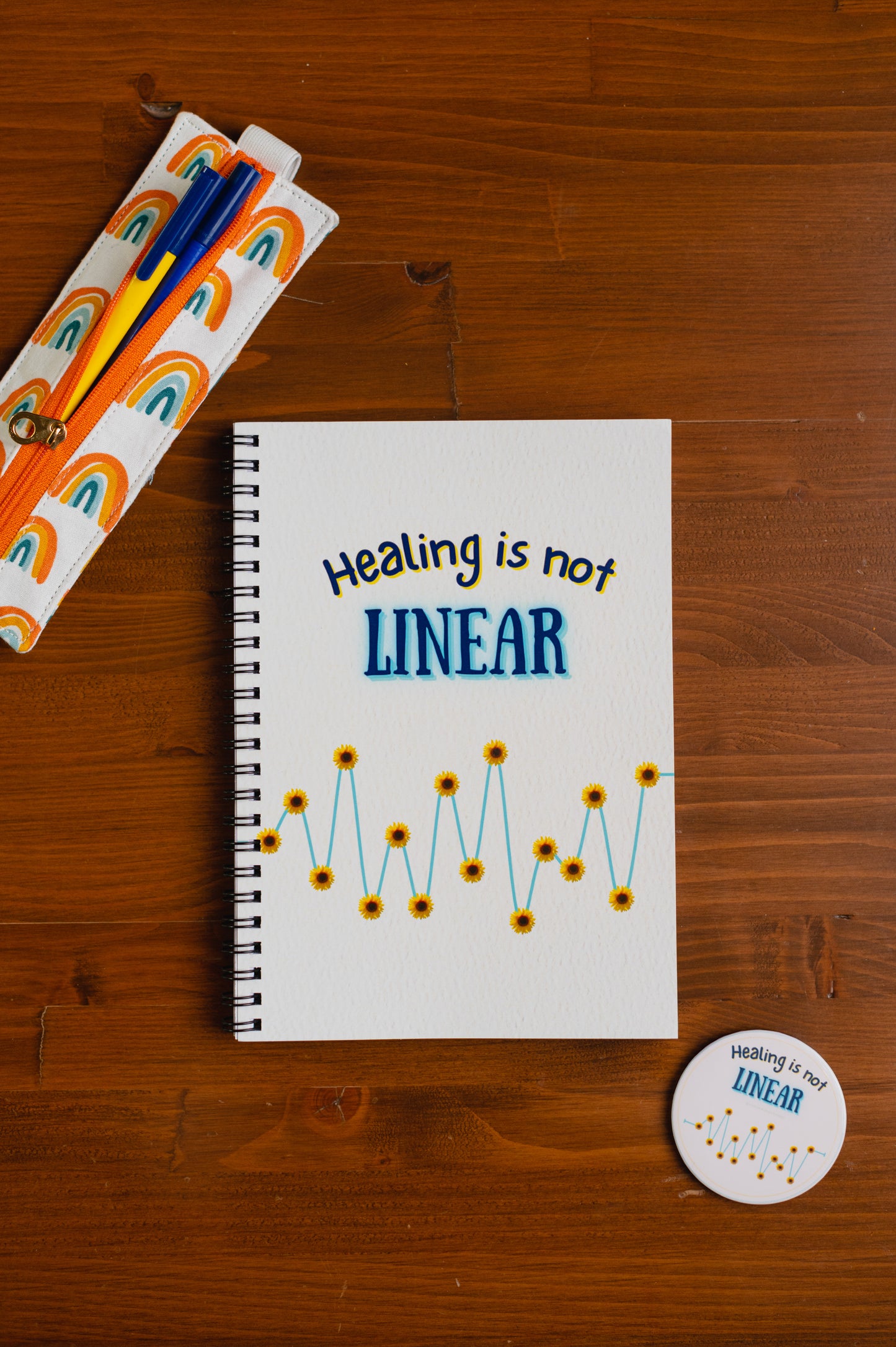 Healing is not Linear Notebook