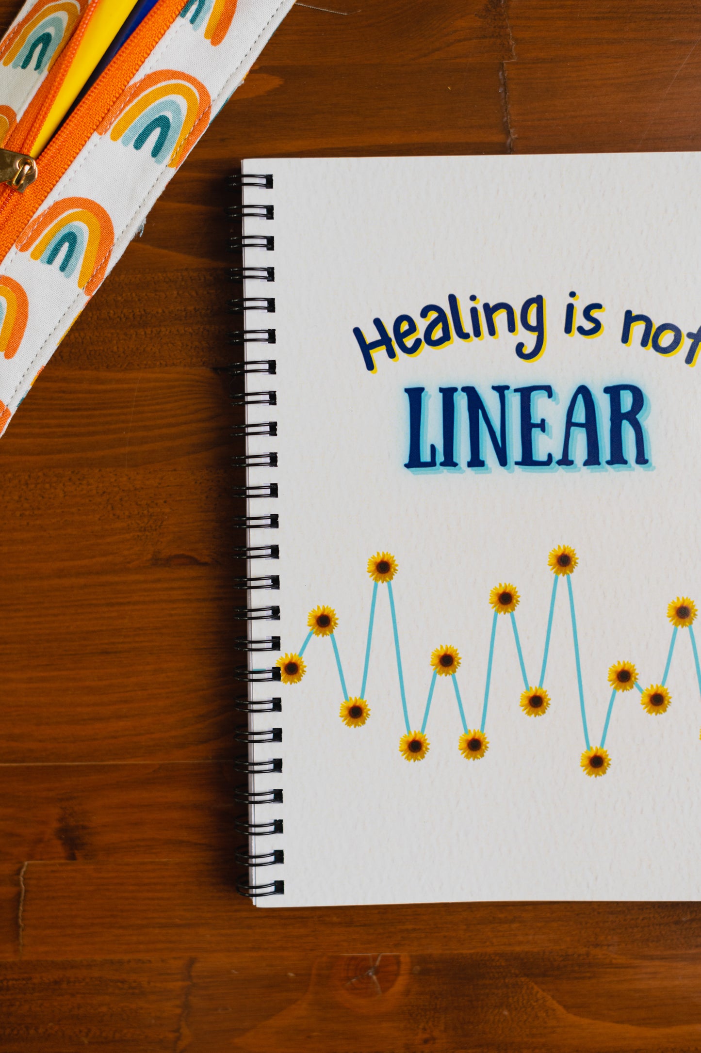 Healing is not Linear Notebook