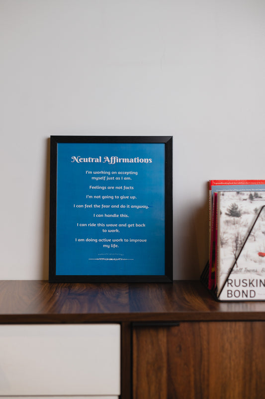 Neutral Affirmations Frame